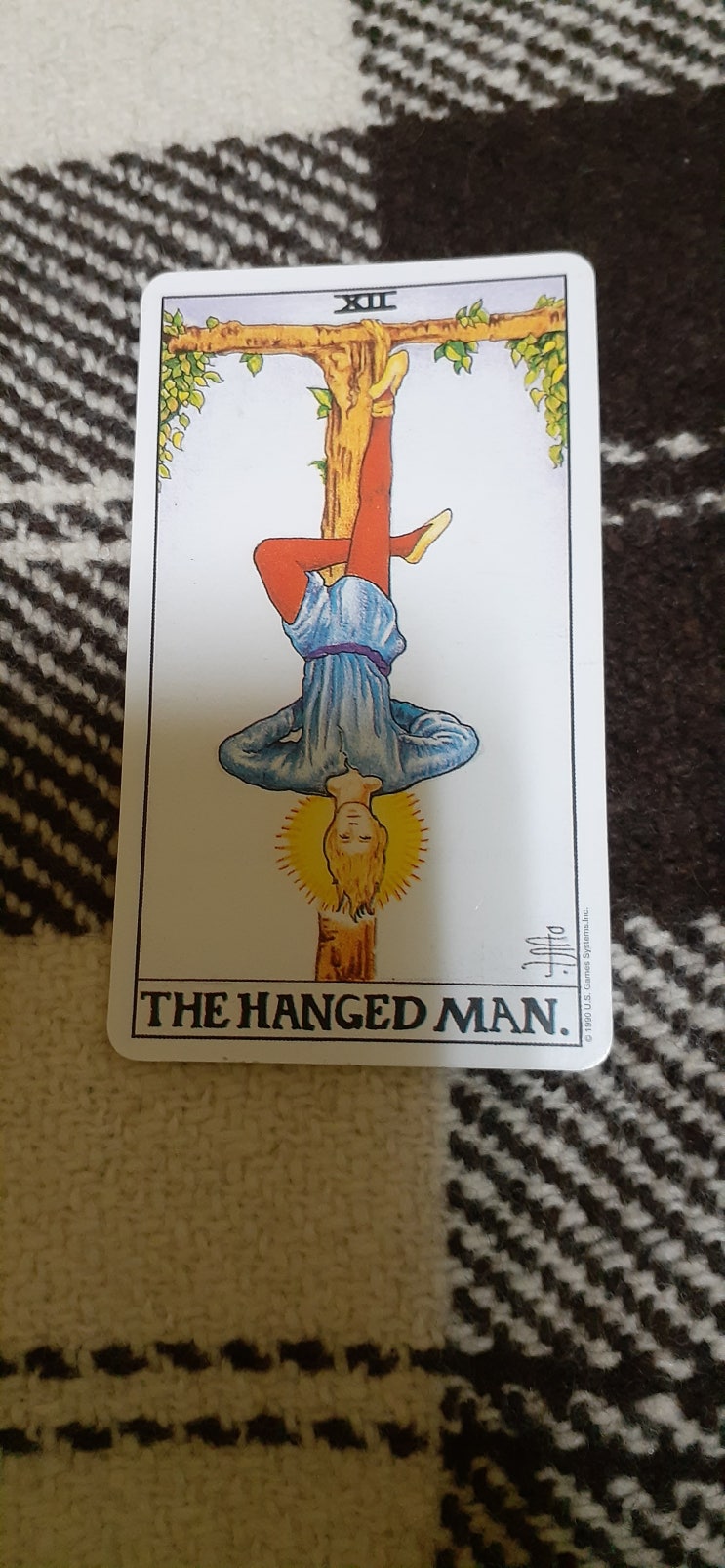 12 매달린 남자(The Hanged Man)타로 카드