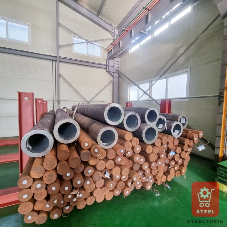  SCM440 심레스파이프 (seamless pipe) 수입 출고