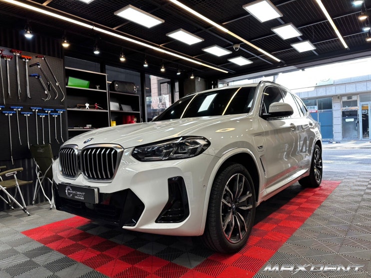  송도 범퍼도색 BMW 스크래치 자차보험으로 신속하게 출고.