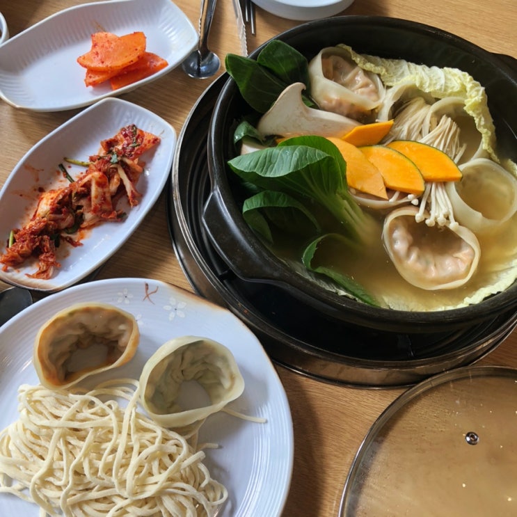  인천 송도 맛집 개성손만두 만두전골 존맛탱!