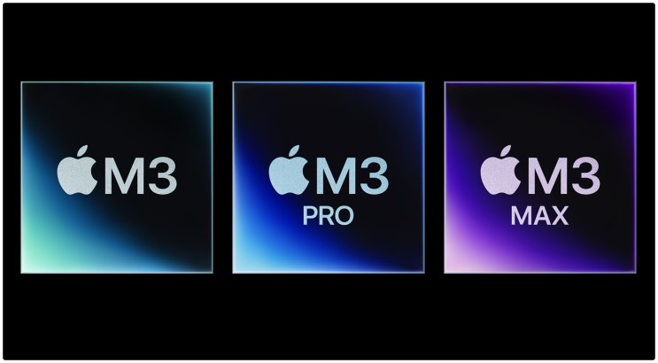 애플 맥북프로 16인치 14인치 탑재 3nm SoC M3, M3 Pro 및 M3 Max 발표