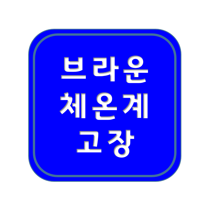 브라운체온계 고장 실질적인 해결책 ; POS, 깜빡, AS