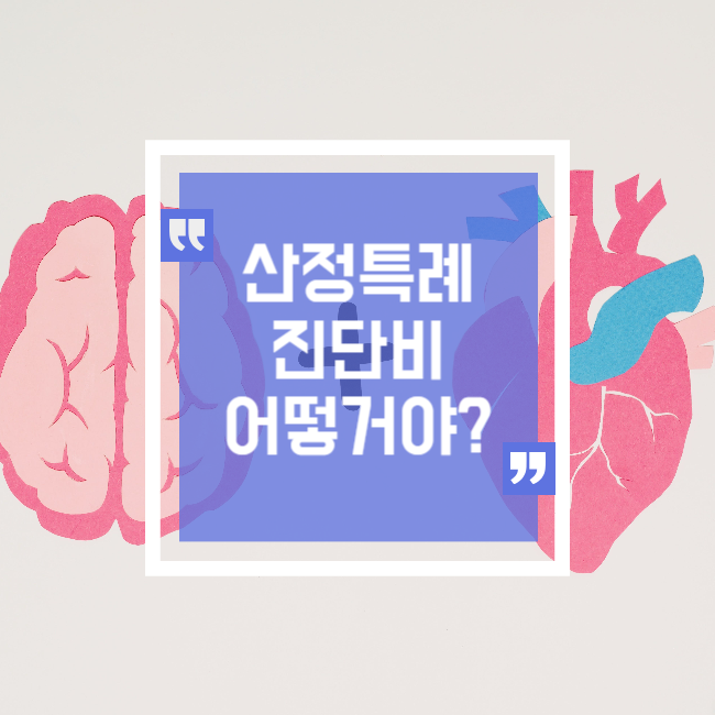  산정특례진단비의 보장 범위와 가성비 좋은 이유