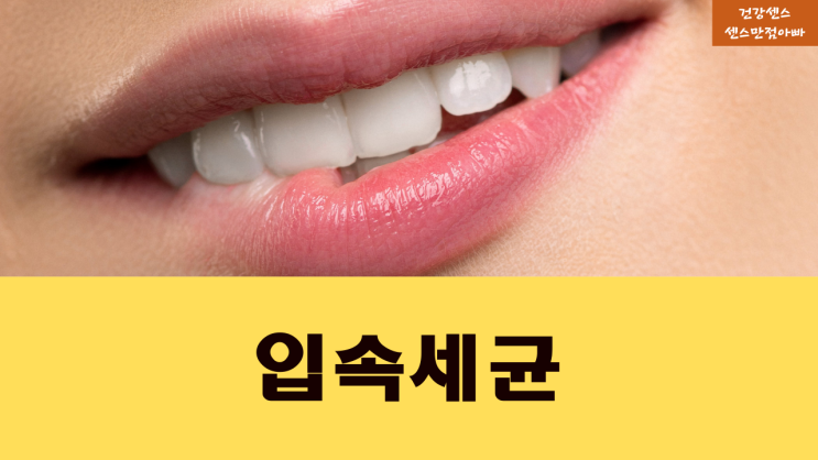  아침 기상 후 공복 입속 세균 및 냄새 제거하고 물 마시기