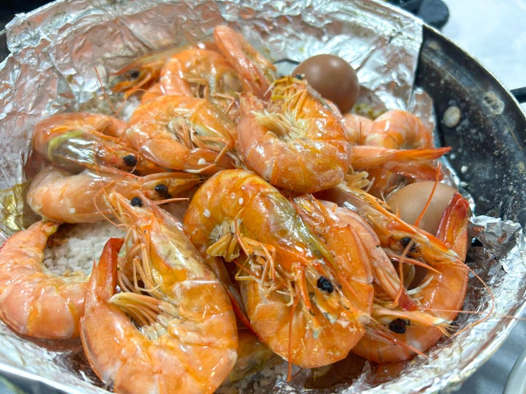  광주 용봉동 새우구이 맛집 여수밤바다 새우소금구이 후기
