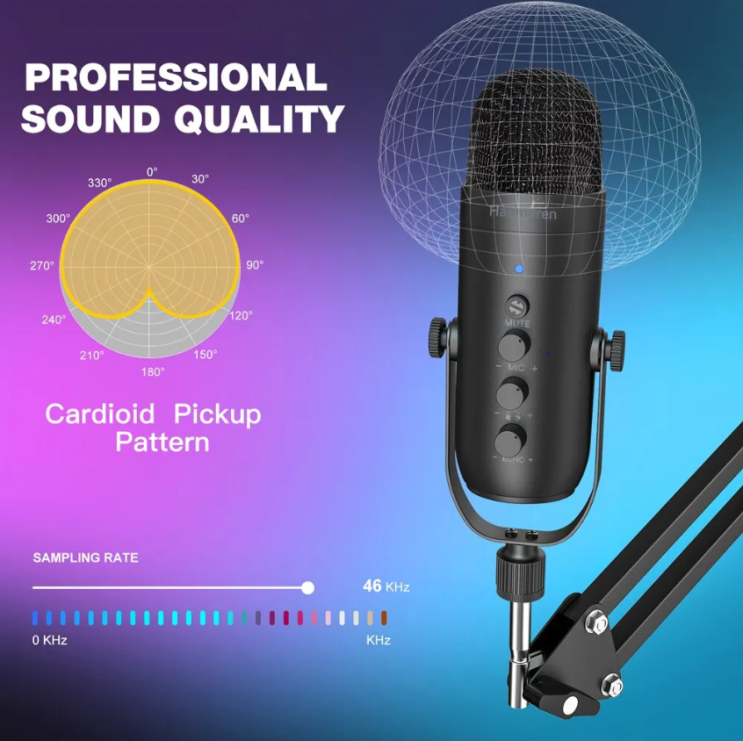  알리직구 zealsound k66s-C 전문가용 USB 스트리밍 팟캐스트 PC 마이크 해외직구 내돈내산 사용후기