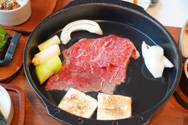  강문해변 맛집 내돈내산 한우 스키야키 찐맛이었던 초당옥