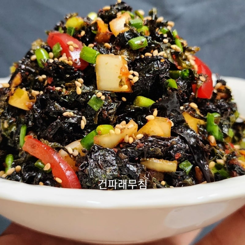 건파래 돌자반무침 만드는법 삼삼하게 무쳐 자꾸 생각나는 돌 파래 자반무침 만들기 황금레....