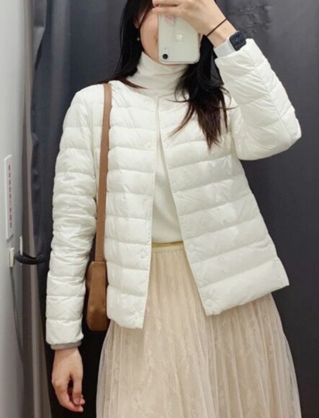  여성패션 간절기 겨울에 입기좋은 TUYOUSHOP 경량패딩