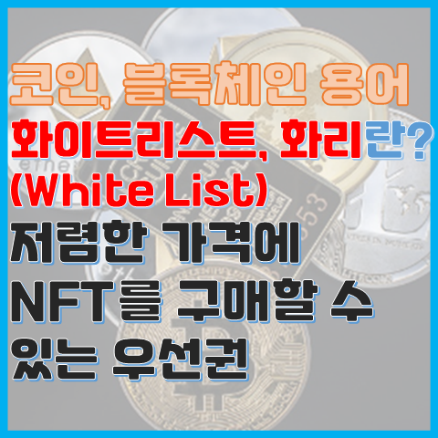 NFT 용어 화리란? 화이트리스트의 뜻과 의미 NFT 용어 화리란? 화이트리스트의 뜻과 의미