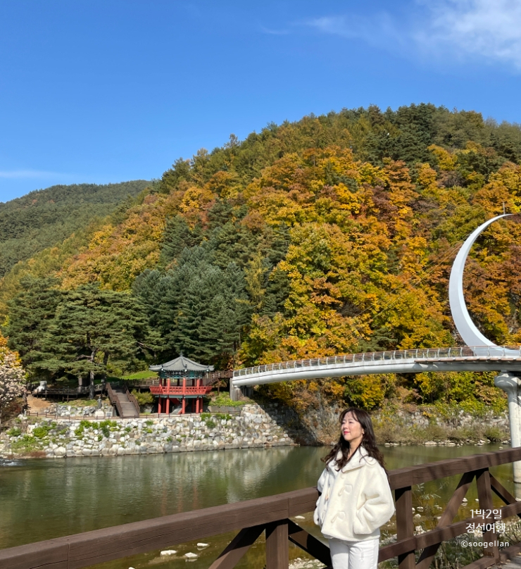  강원도 정선 단풍 명소 추천 |  가리왕산 케이블카, 아우라지