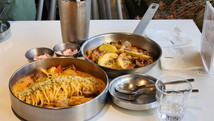  수원ak맛집 한식과 양식의 퓨전! '바비레드' 밥과 김가루가 제공되는 파스타집!