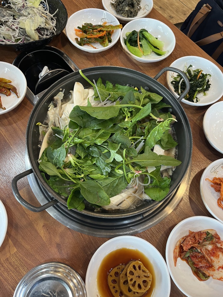 [여수 안산동맛집] 여수 점심특선 버섯불고기전골 여수 한국관