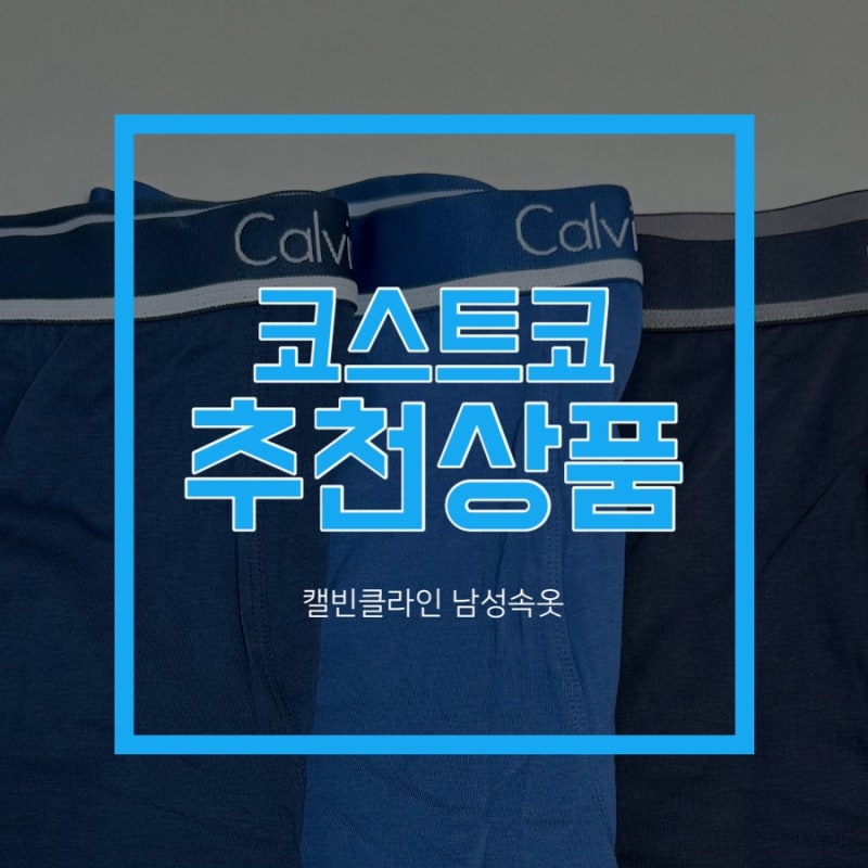 코스트코 추천 상품 - 캘빈클라인 남성 속옷 박서 브리프 팬티 사이즈 정보