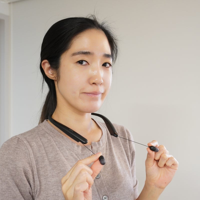 무선 넥밴드 블루투스 이어폰 운동용 추천 24년형 신제품 블루콤 EXFIT 고음질 편의성 UP