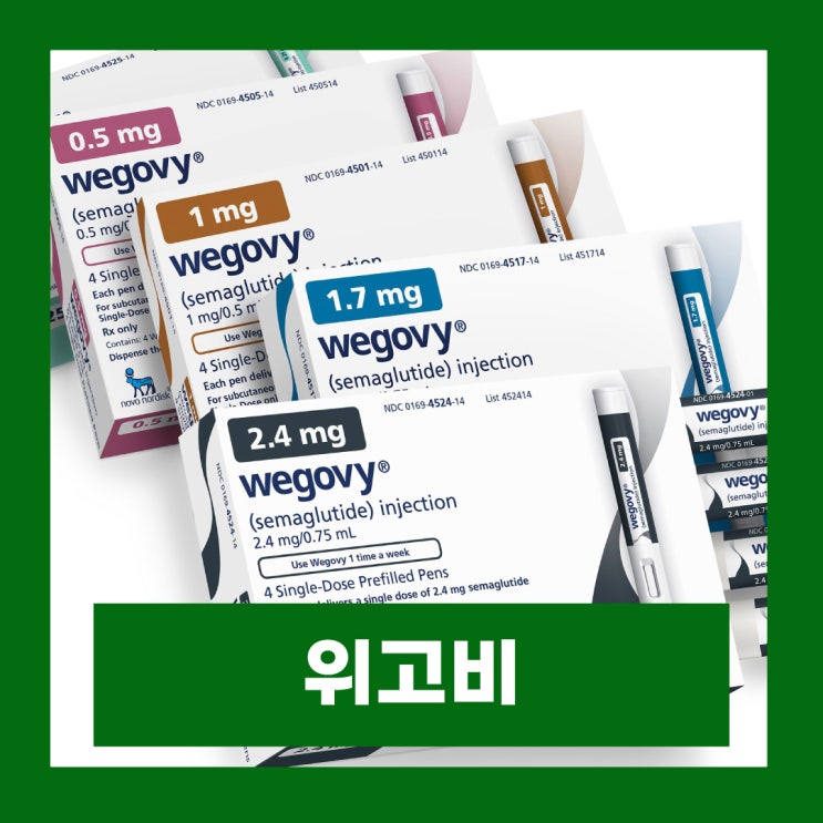  위고비 작용기전 효능 부작용 가격 비만치료제 삭센다 차이점