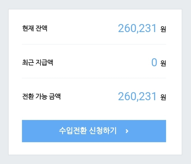  22년 6월 ~ 현재까지 애드포스트 수익.