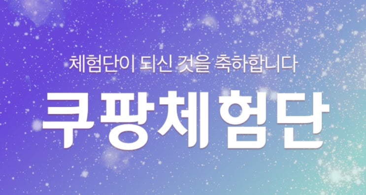  쿠팡체험단 도전기 및 선정후기 (꿀팁 포함)