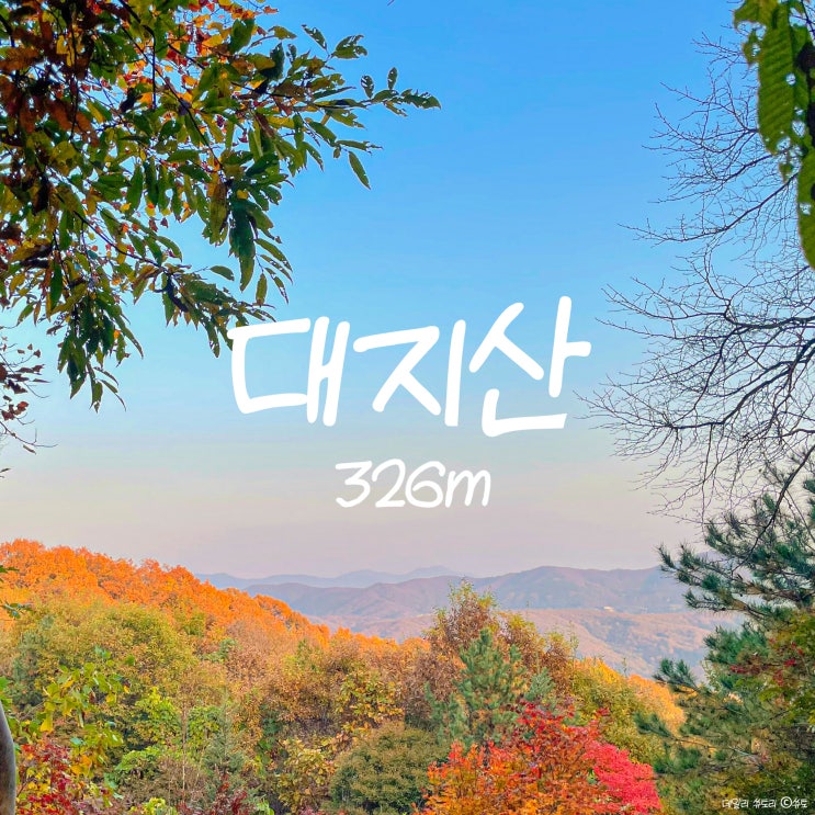  용인 죽전 대지산(326m) 가을산행 / 등산 데이트