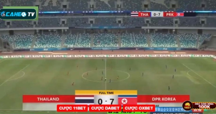  2024 파리 올림픽 여자축구 아시아 2차예선 B조 3차전 태국 vs 북한