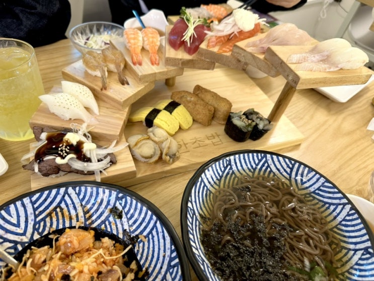  안산 스시 고잔동 맛집 한초밥 2인세트 강추