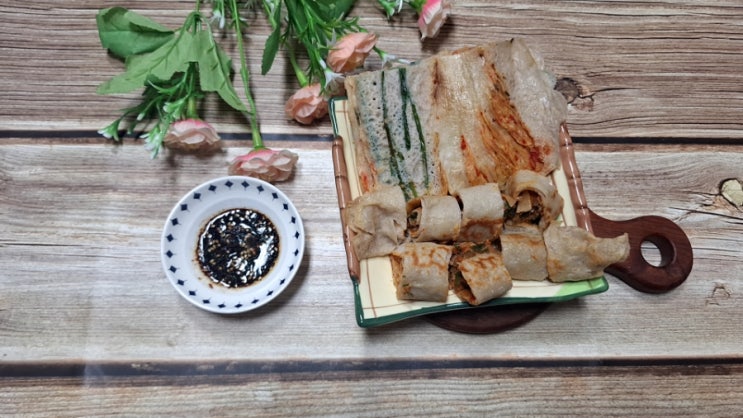  메밀부치기 맛있는 평창 원조부치기 택배 성공적