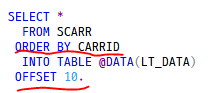  [율밥퍼] SAP ABAP - SQL New Syntax 소개 2( Feat. offset, coalease, round )