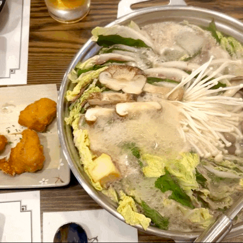  쌀쌀해지면 생각나는 수작나베 석촌점 밀푀유나베 생맥주 리뷰.