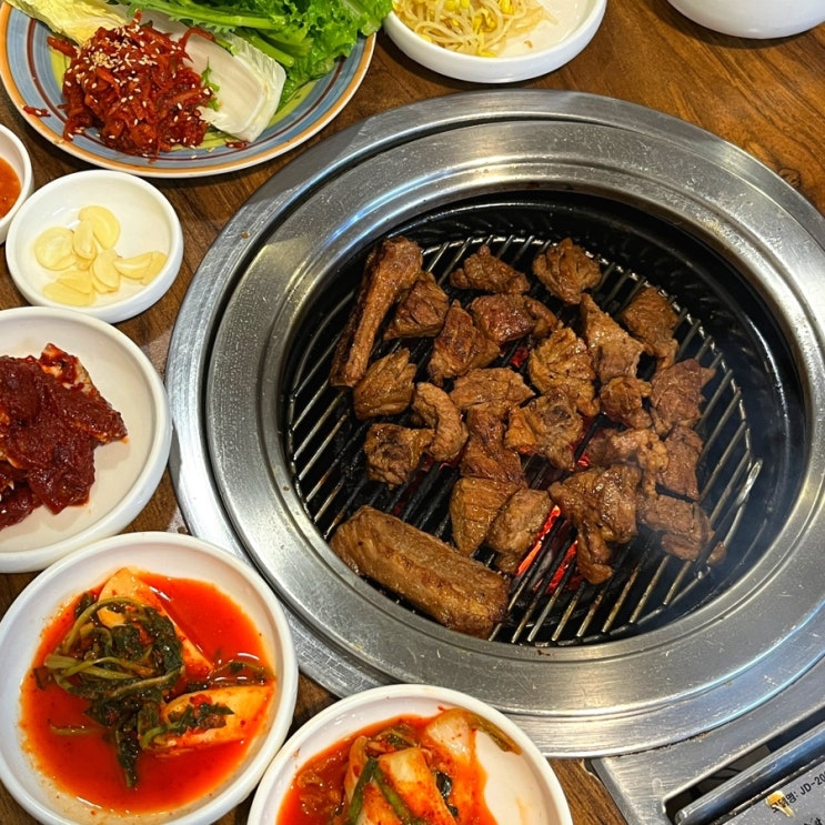  돼지갈비 맛집인 영등포 고기집, 우정갈비