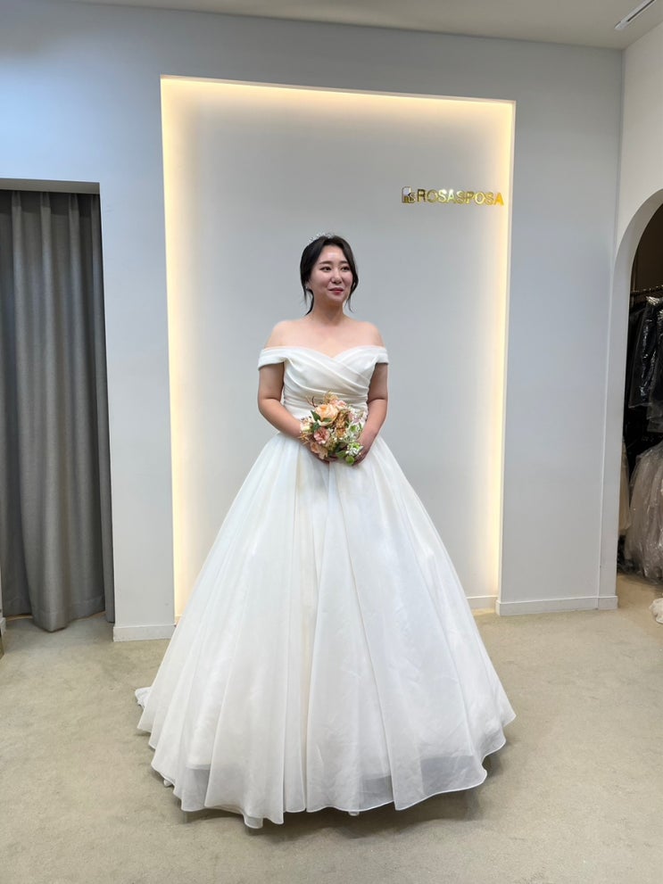 [ wedding #12 ] 인천 로자스포사 촬영드레스 가봉후기 (+ 뚱신 플러스사이즈) c️c