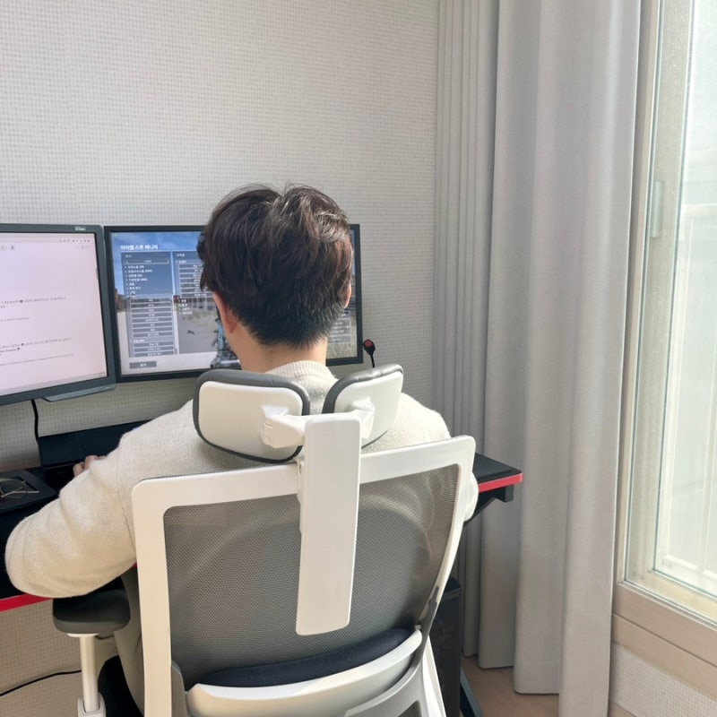 허리편한의자 24년형 신제품 리바트 뉴 테크닉의자