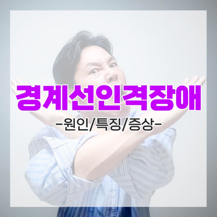  선미가 고백한 경계선 인격 장애 증상 경계성 인격 장애 원인 특징