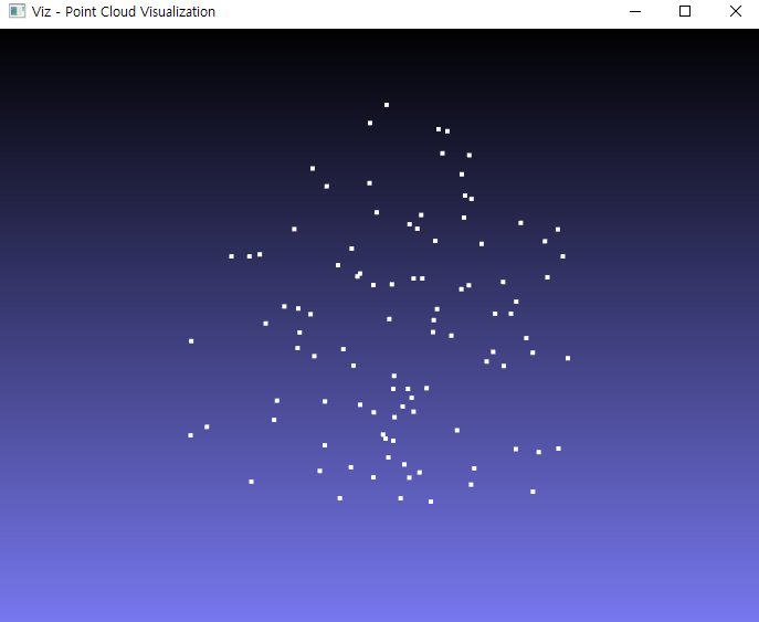 [OpenCV][C++] 3D 점 Display 하기 VTK viz 모듈 3차원 Point Cloud mesh viz3d 설치 cmake 입체 spin visualize 크기 조정