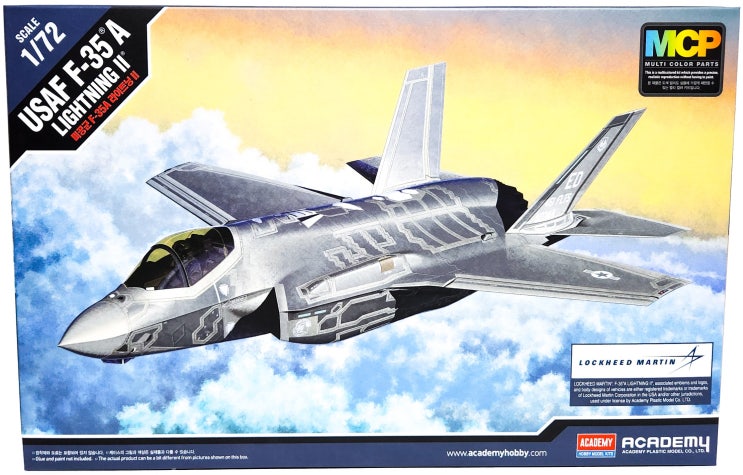 아카데미과학 12507 - 미공군 F-35A 라이트닝ll 1/72스케일 프라모델 아카데미과학 12507 - 미공군 F-35A 라이트닝ll 1/72스케일 프라모델