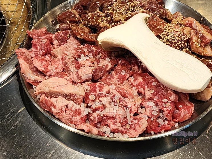 대전 문지동 소갈비, 돼지껍데기 맛집 연탄구이실
