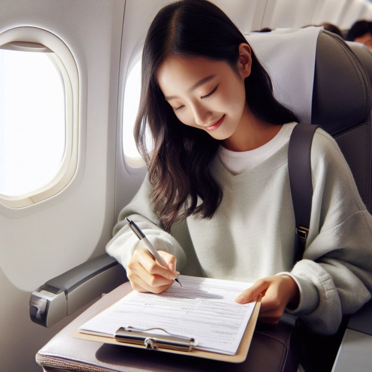  사이판 여행 준비 사항 비자면제 신청서 작성 방법
