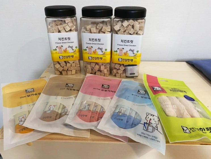  건강한펫 치킨트릿, 치킨텐더, 꼬마치킨, 꼬마볼락, 우주최초 츄르 크리미스틱 : 구매 후기