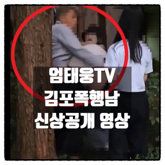  김포폭행남 신상공개 유튜버 엄태웅TV 영상 아이싸움이 어른싸움으로
