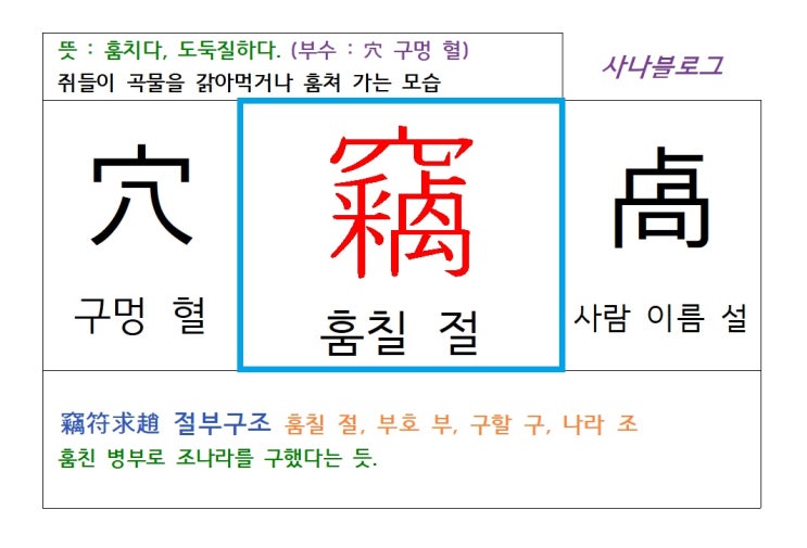  훔칠 절