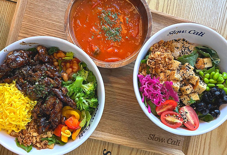  금천구청역 맛집 슬로우캘리 포케 메뉴 추천 칼로리 두부 다이어트 영양성분 비건