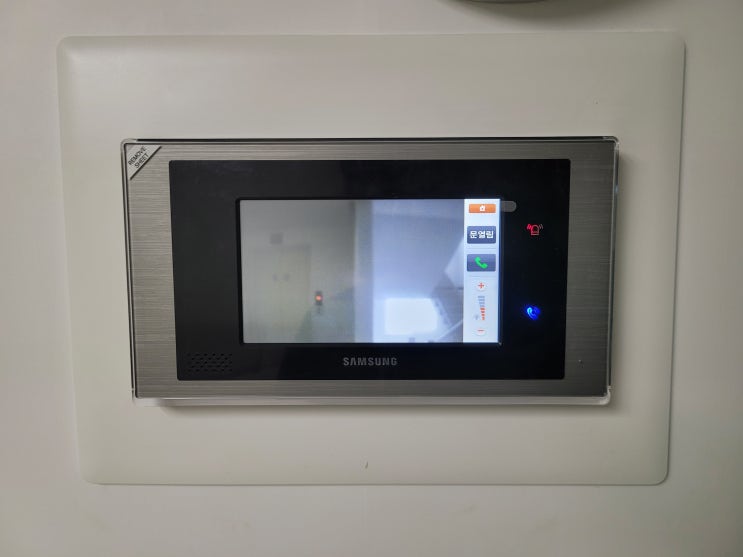  시흥 월곶풍림아이원3차아파트 삼성 비디오폰 SHT-3527XA, 삼성 도어락 SHP-DP960, 무선연동 설치
