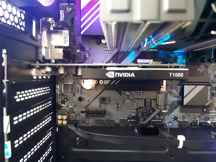  부천 조립컴퓨터 AMD 라이젠7 7700X 기가바이트 B650M K QUADRO T1000 인쇄작업용 디자인 PC