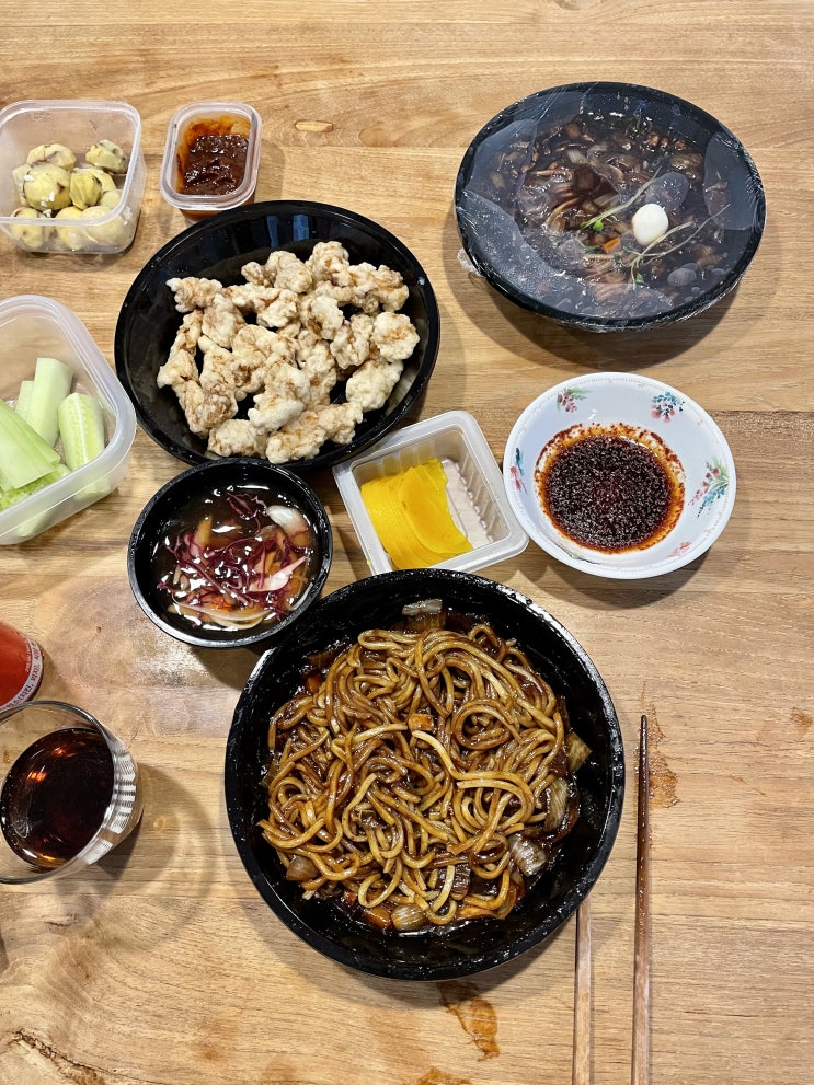  배민 배달료무료 중국음식 양도 많고 맛도 좋은 쌍용동 자금성 / 천안식후감