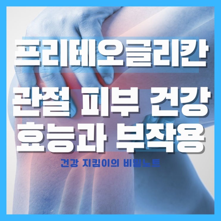  프리테오글리칸 효능 부작용