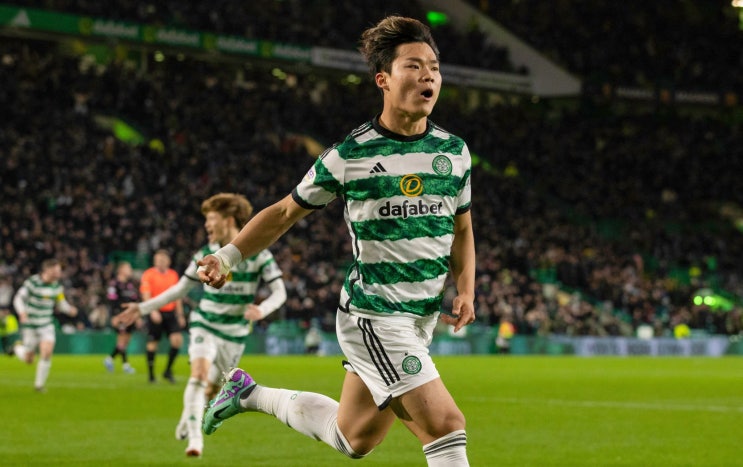 <b>오현규</b> <b>시즌 1호 골</b> : 셀틱 2-1 세인트 미렌