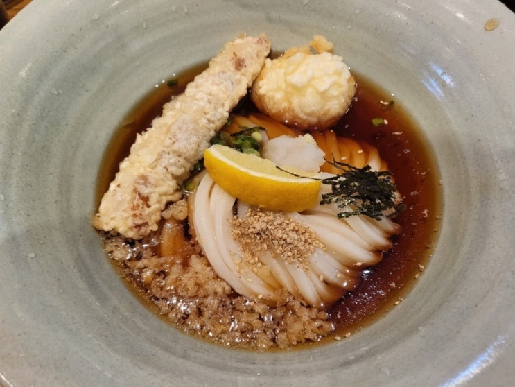  합정역 맛집 우동 카덴 합정 메뉴 붓카케 덴뿌라우동 솔직후기