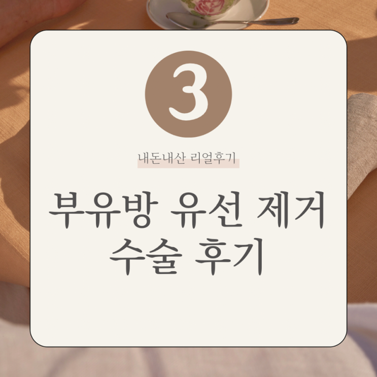 부유방 유선 제거 수술 후기 (3) / 2주차 느낀점 내돈내산 리얼후기