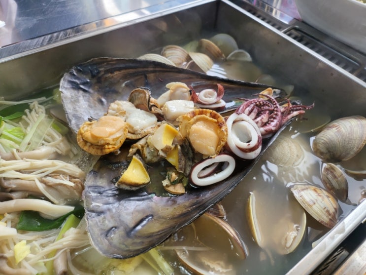 송도센트럴파크 통영항 수산민족 조개찜 먹으러  다녀왔어요!
