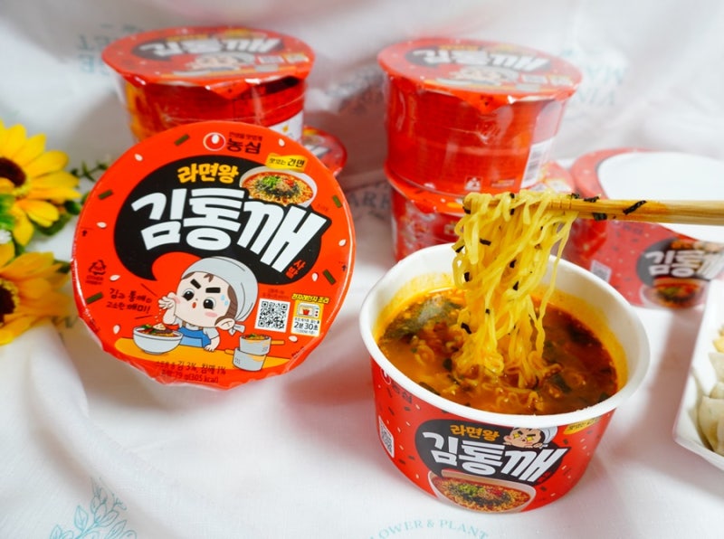 신상라면 추천 농심 라면왕 김통깨 사발면 김종민 라면 꽤 맛나요
