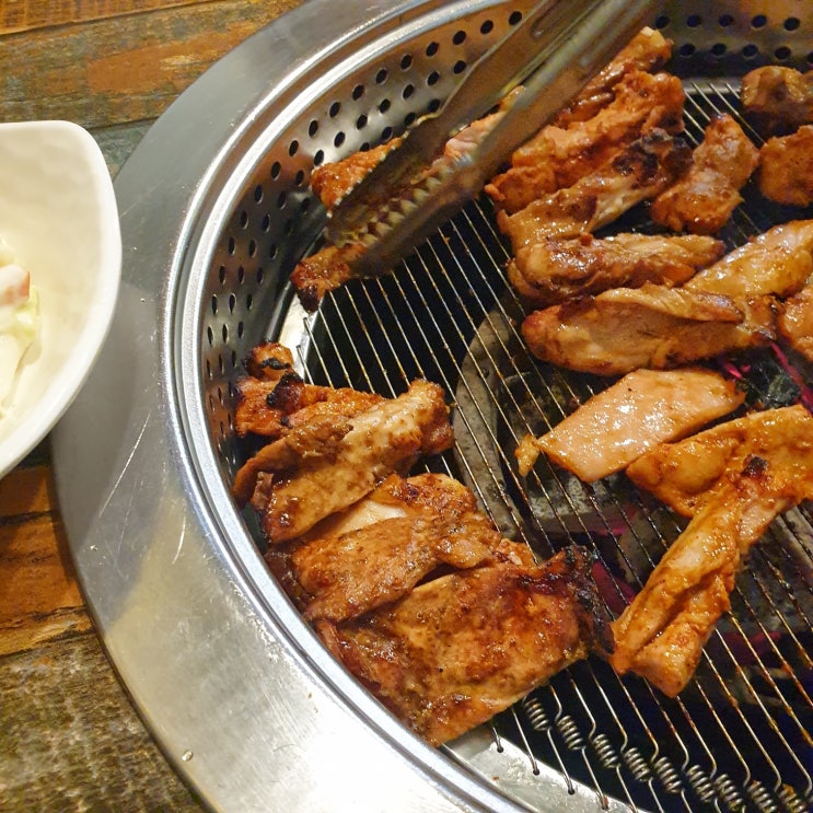 포항 죽도동 맛집 주화 숯불 닭갈비 외국인 친구랑 먹어봄